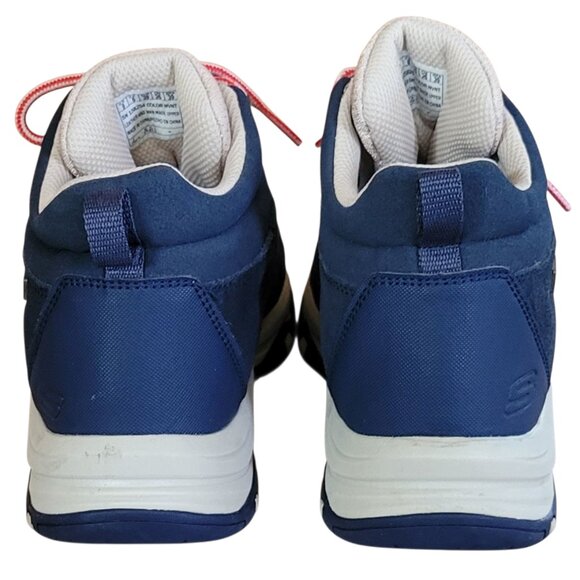 Skechers Blue Suede Trego El Capitan Hiking Boot Waterproof 158254 Size 9 - Picture 8 of 16